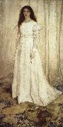 James Mcneill Whistler The girl in white USA oil painting artist